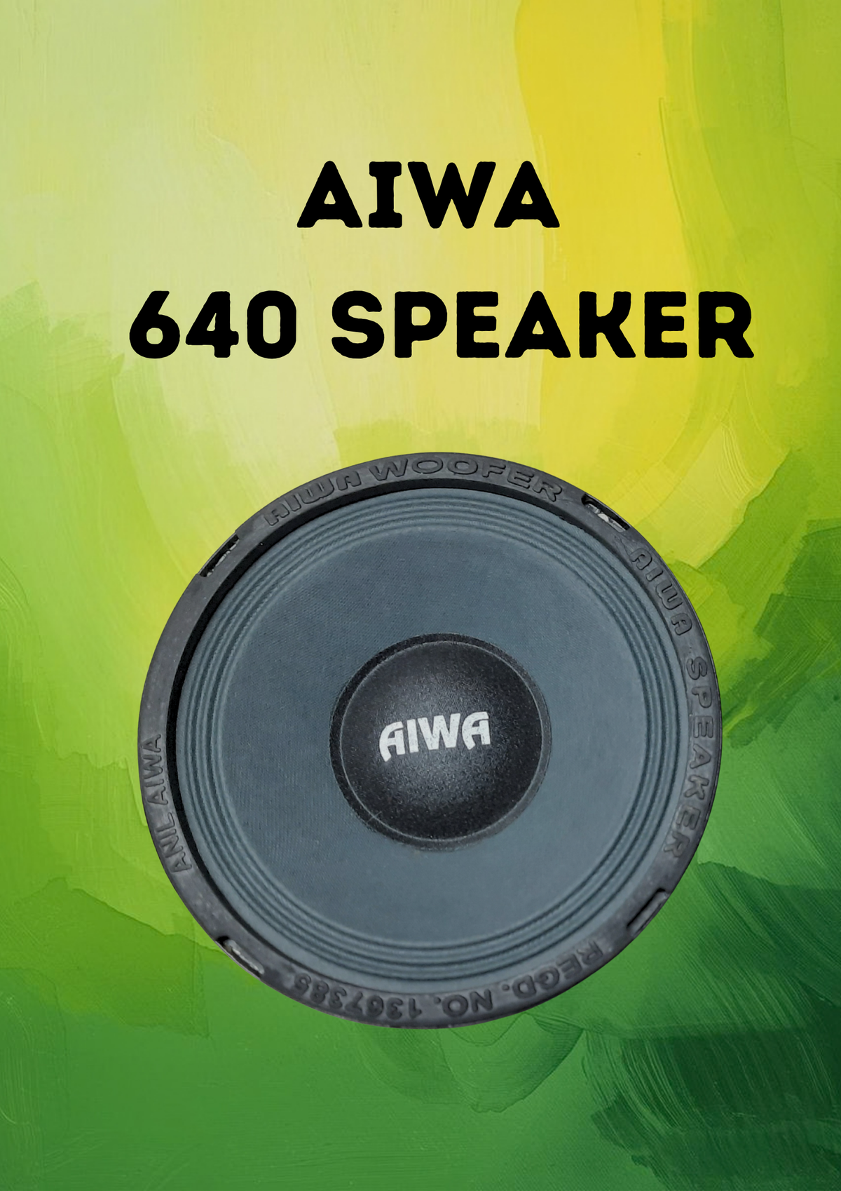 AIWA 640W 6" SPEAKER