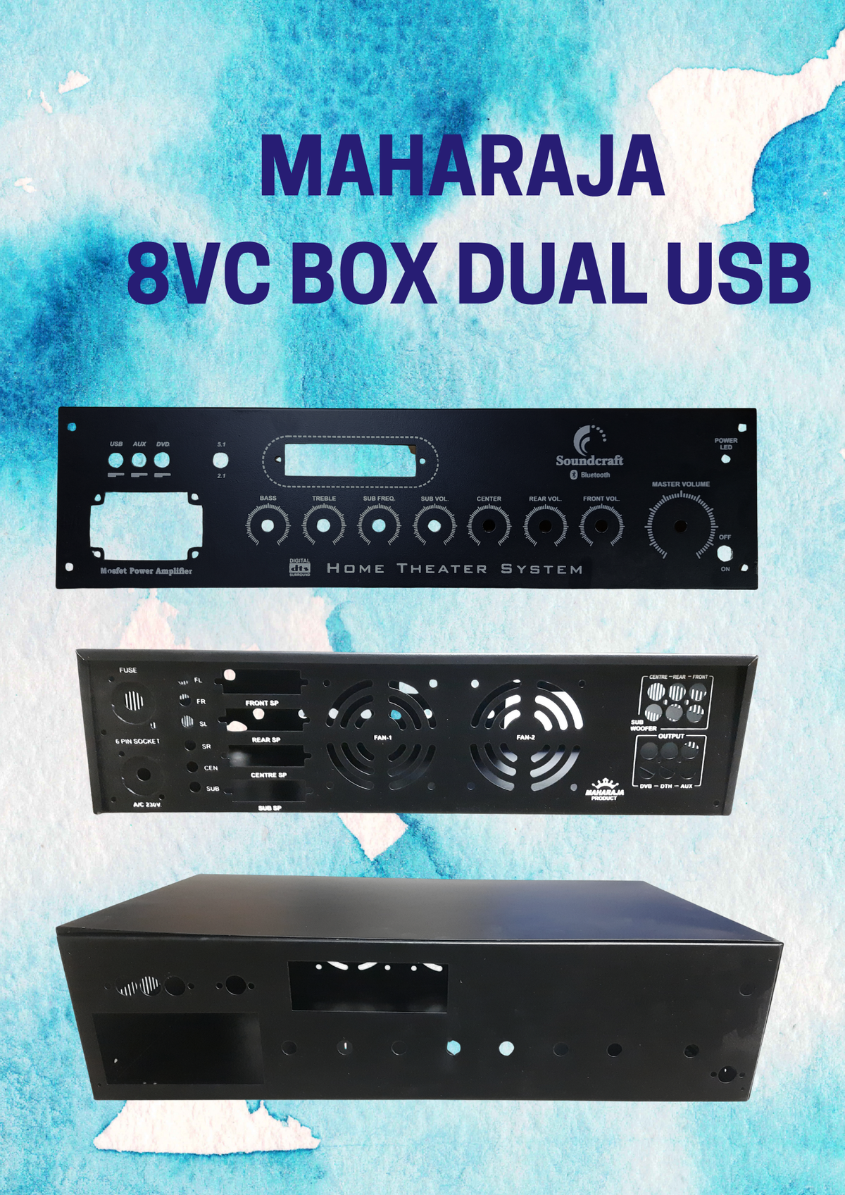MAHARAJA 8VC DUAL USB BOX