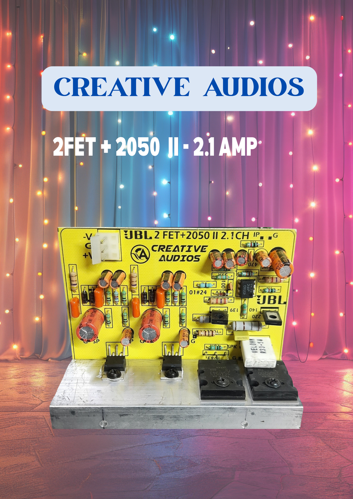 CREATIVE 2FET + 2050 2.1 AMP BD