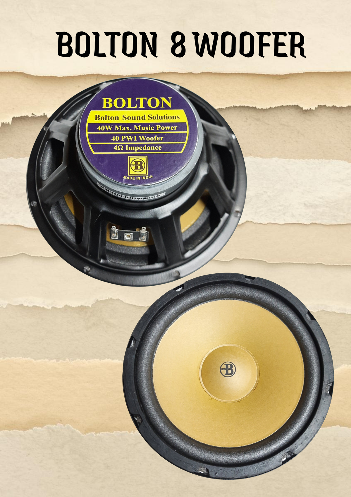 BOLTON 8" WOOFER
