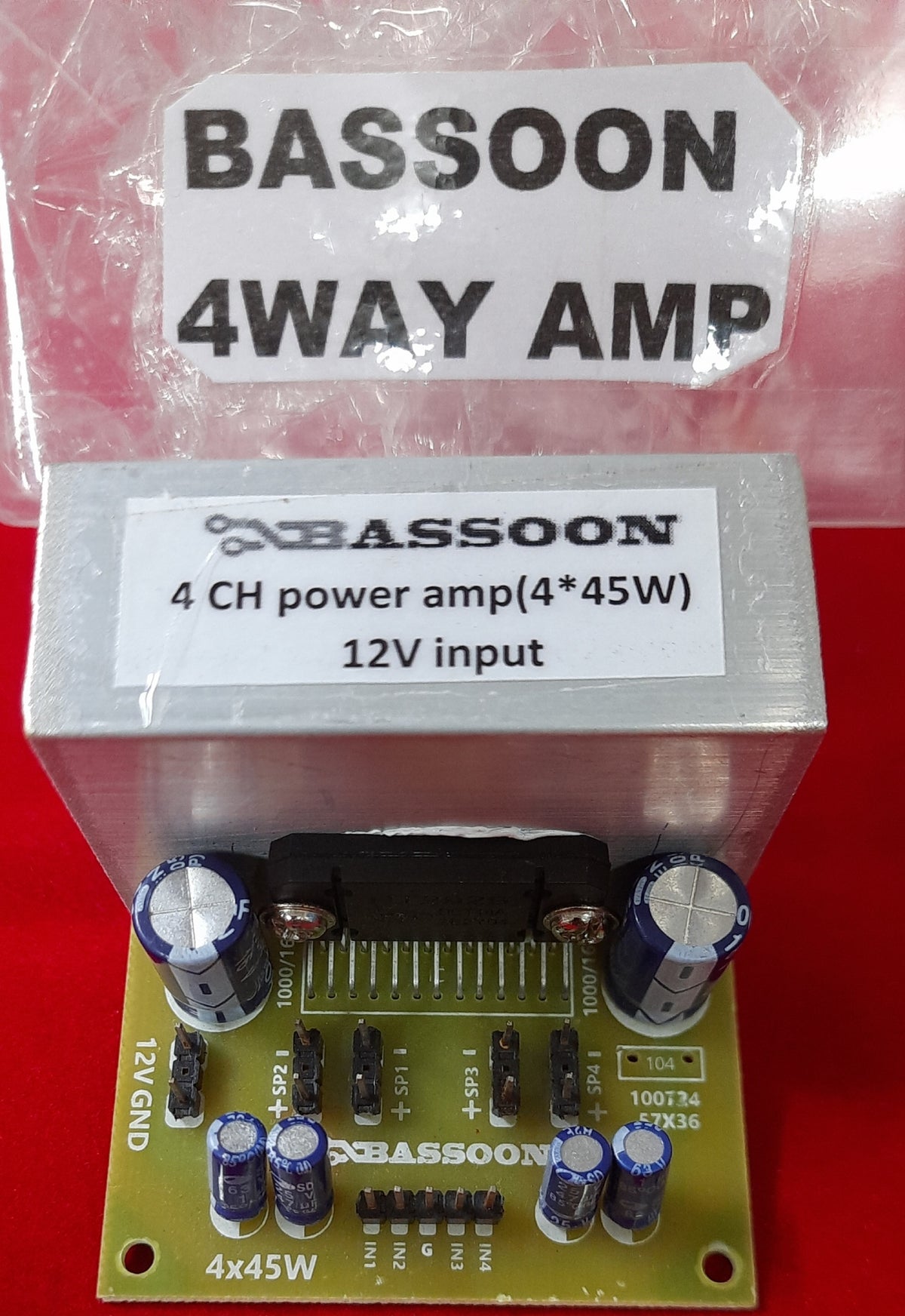 BASSOON 4WAY AMP BOARD
