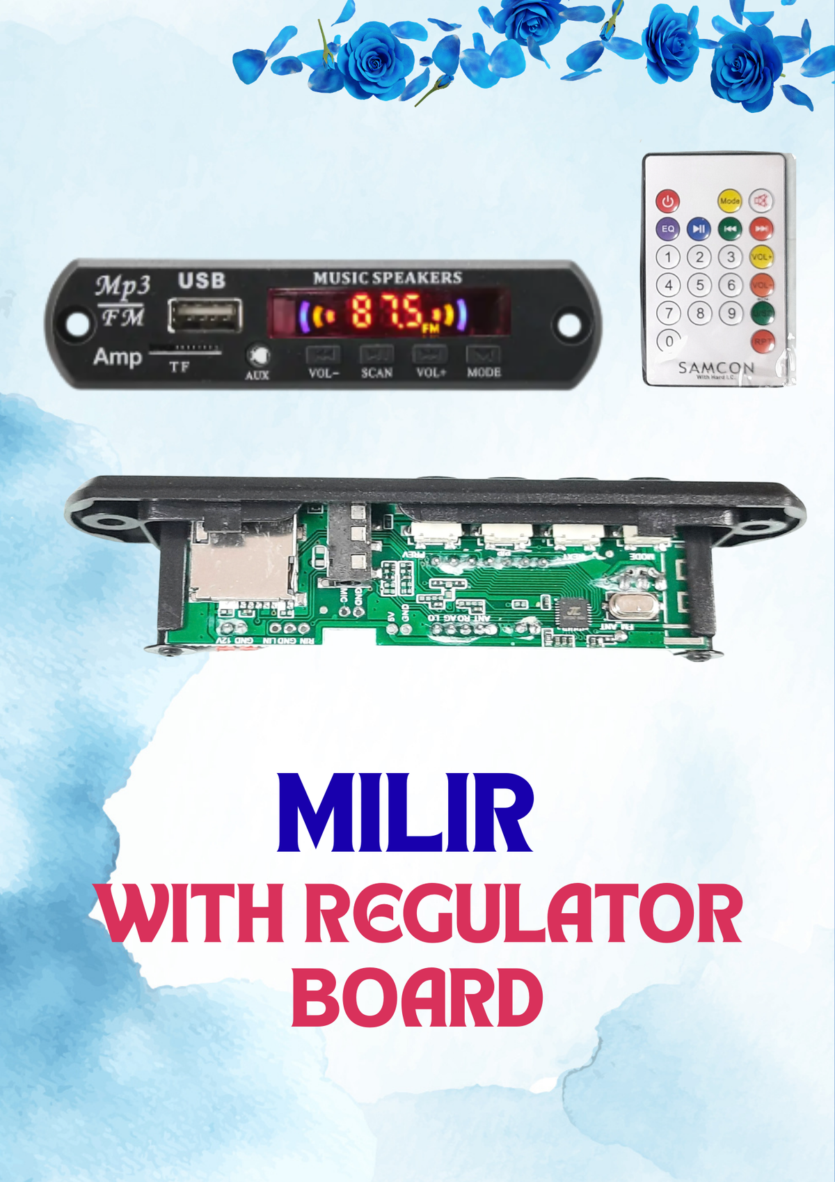MILIR USB BOARD WITH REGULATOR