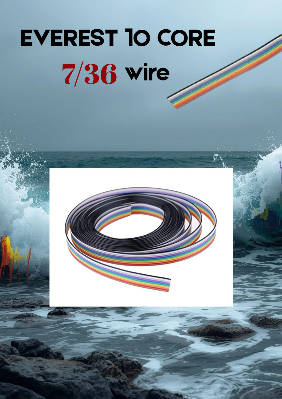 EVEREST 1O 7/36 CORE COIL 23MTR /FLEXIBLE WIRE/ PCB WIRE