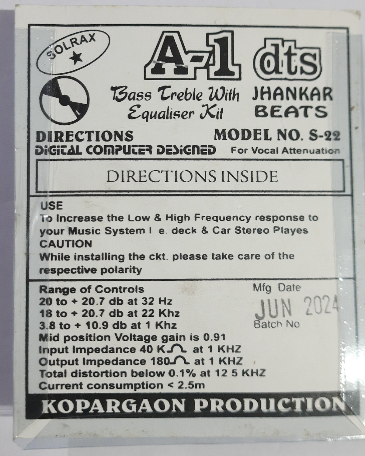 A1 DTS BT