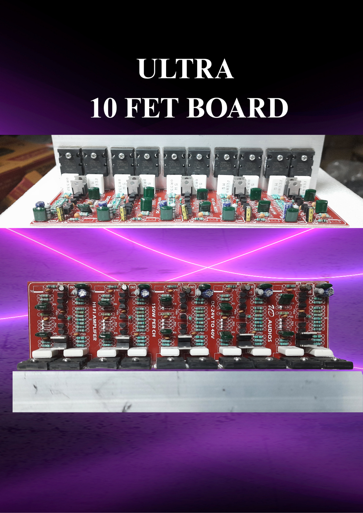 ULTRA 10 FET 5CH AMP BD
