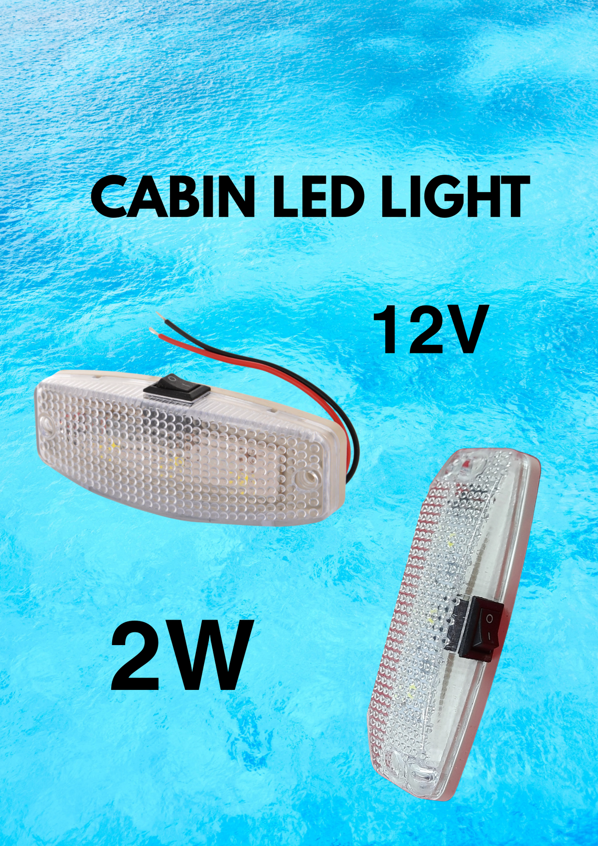 CABIN LED LIGHT 2W/12V