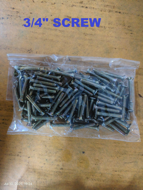 3/4" SCREW PKT / SCREW FOR PCB FITTING