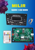 MILIR SQUARE 2-USB BOARD