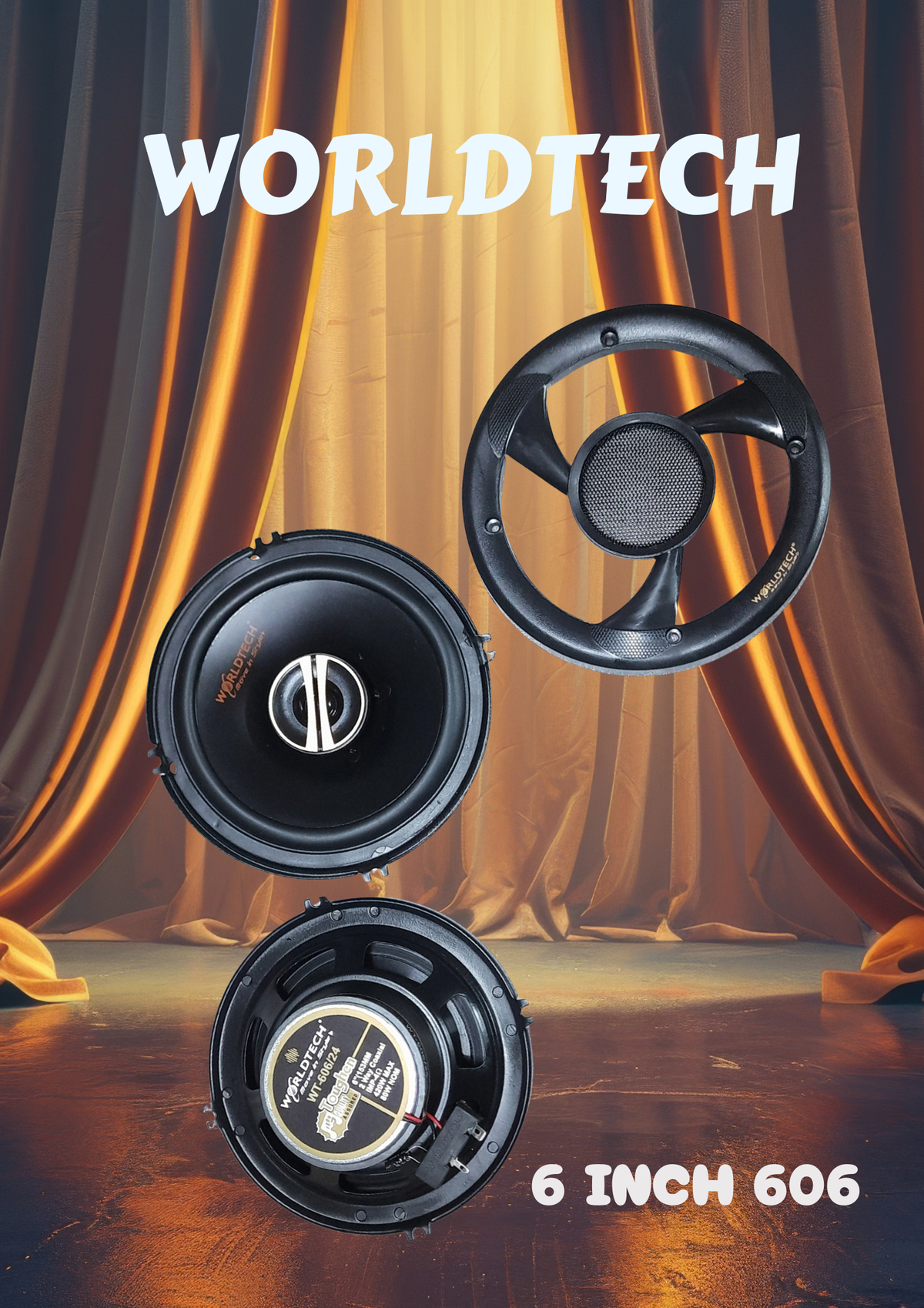 WORLD TECH 6" SPEAKER 606