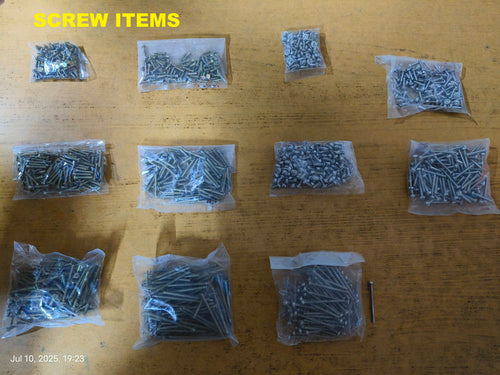 1" SCREW PKT / SCREW FOR PCB FITTING