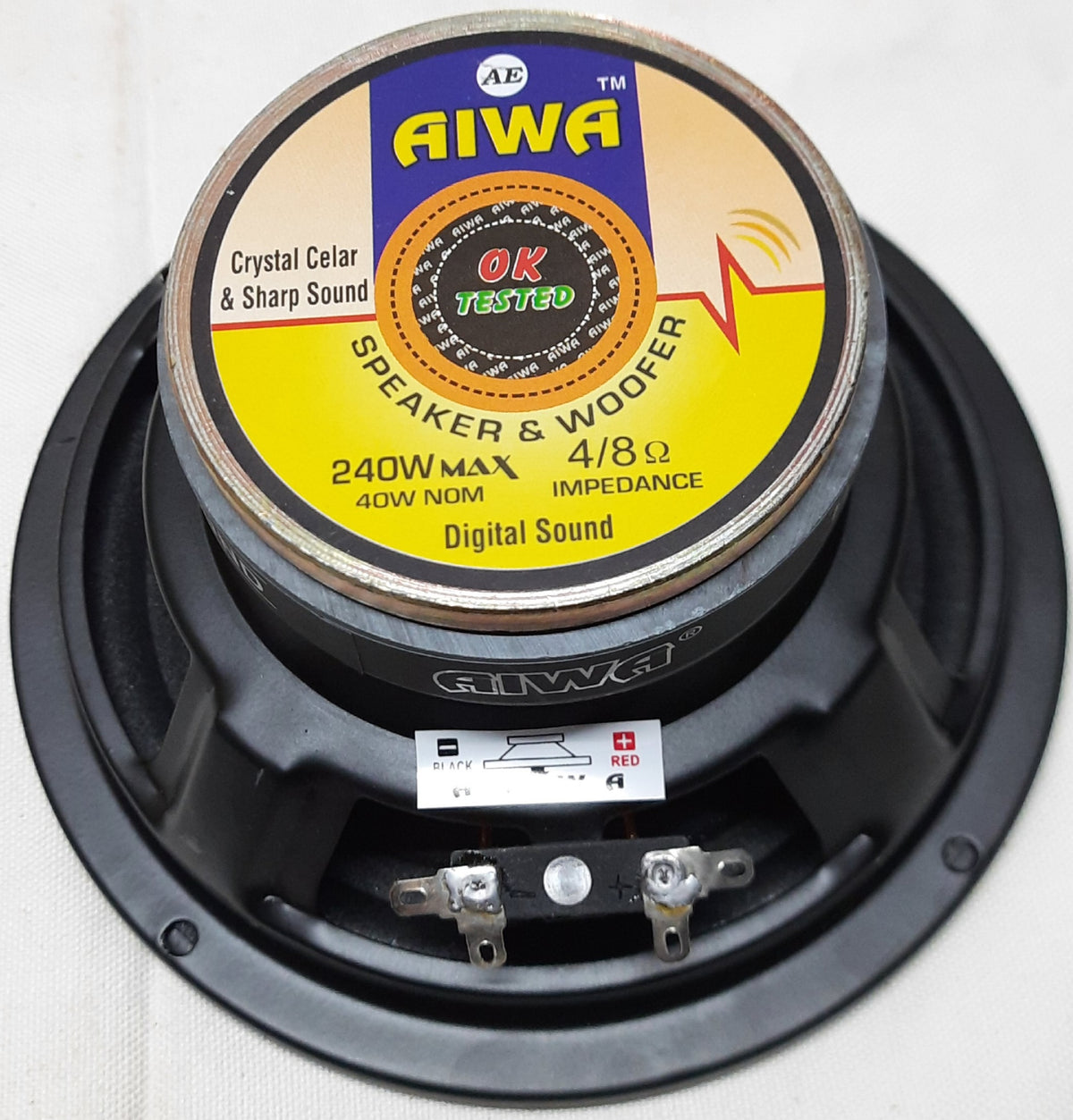 AIWA 840W 8" WOOFER COLOUR (RED)