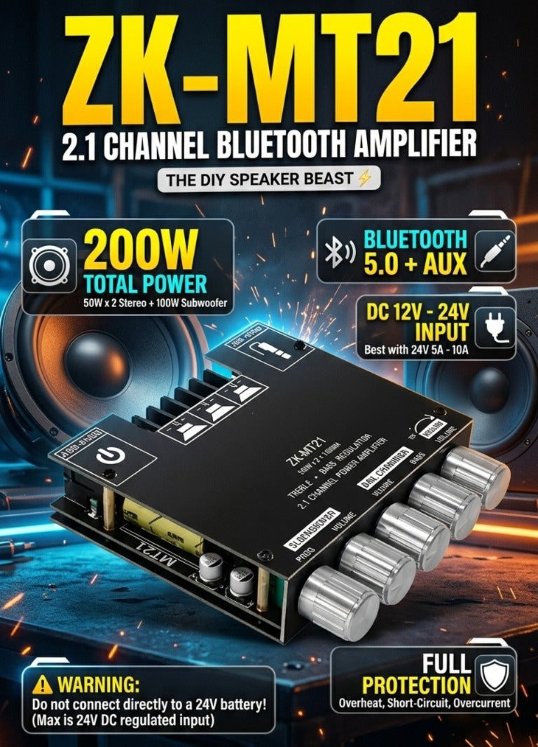 MT21 2.1 AMPLIFIER CLASS-D BOARD