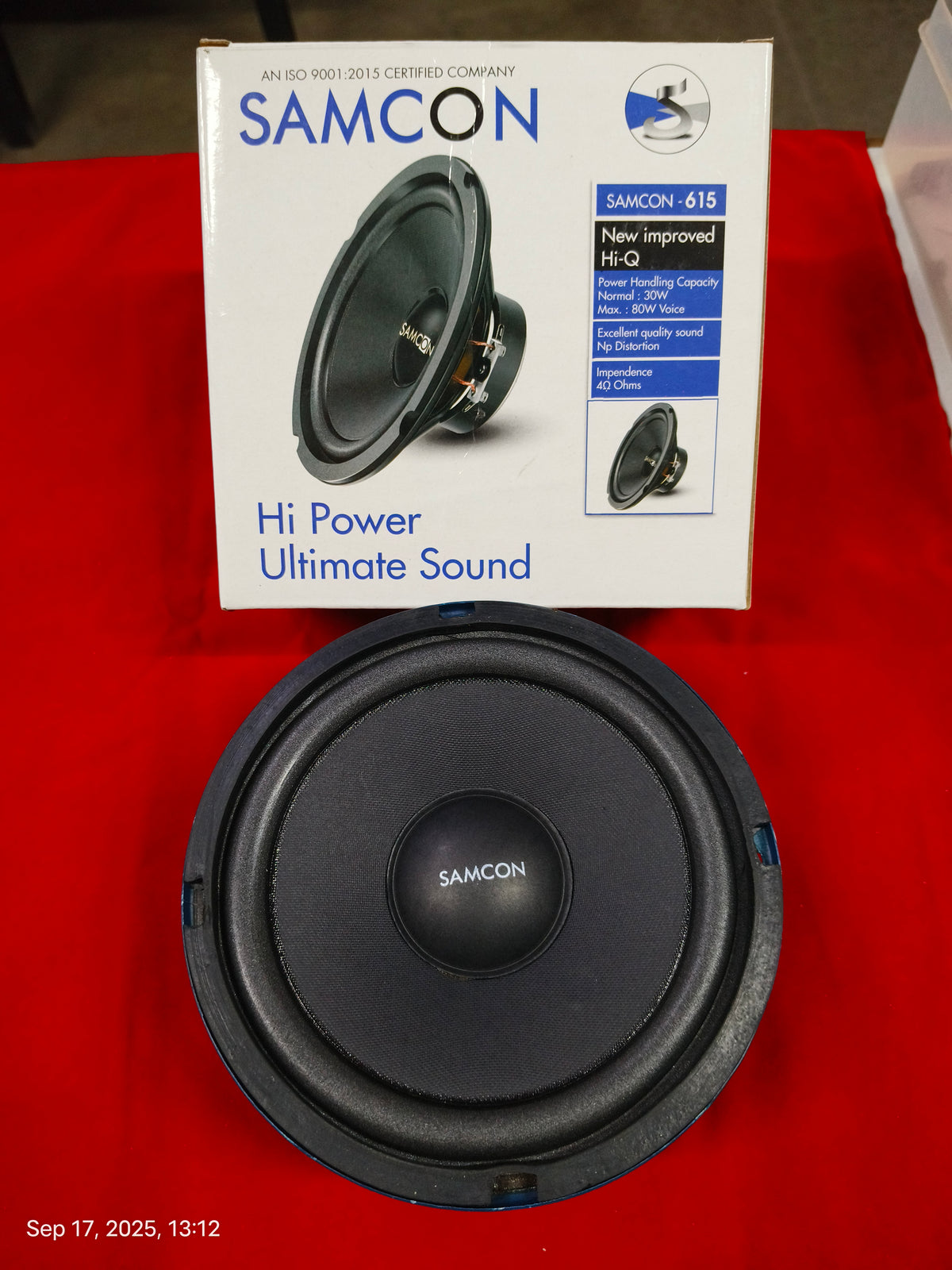 SAMCON 6"25W WOOFER