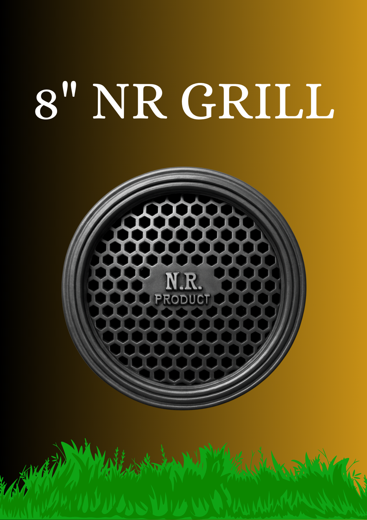 8" METAL GRILL NR