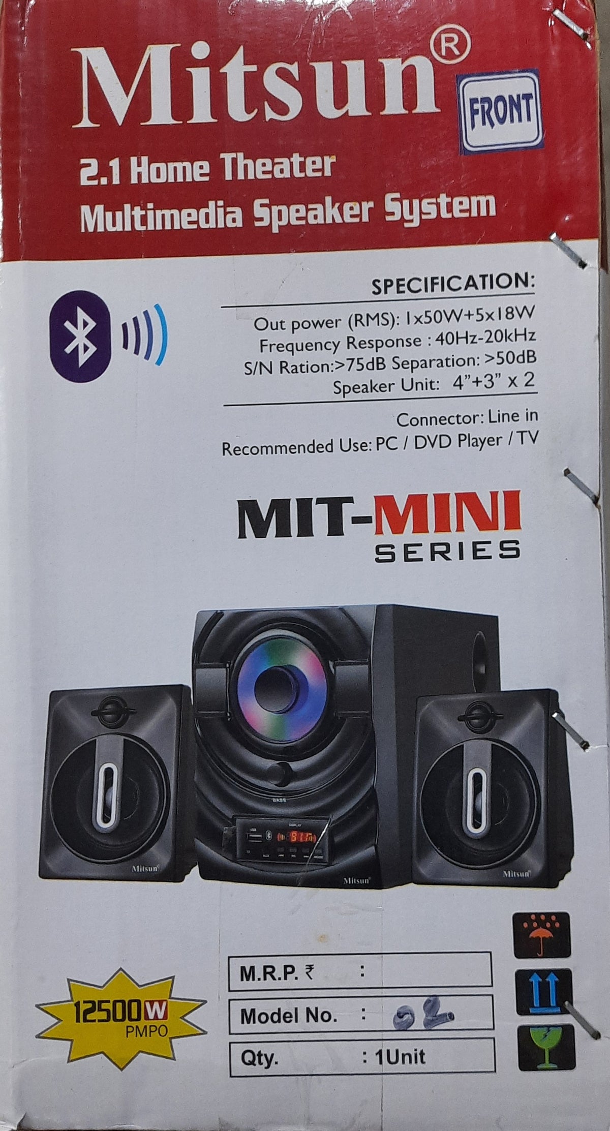 MITSUN 2.1 HOME THEATER