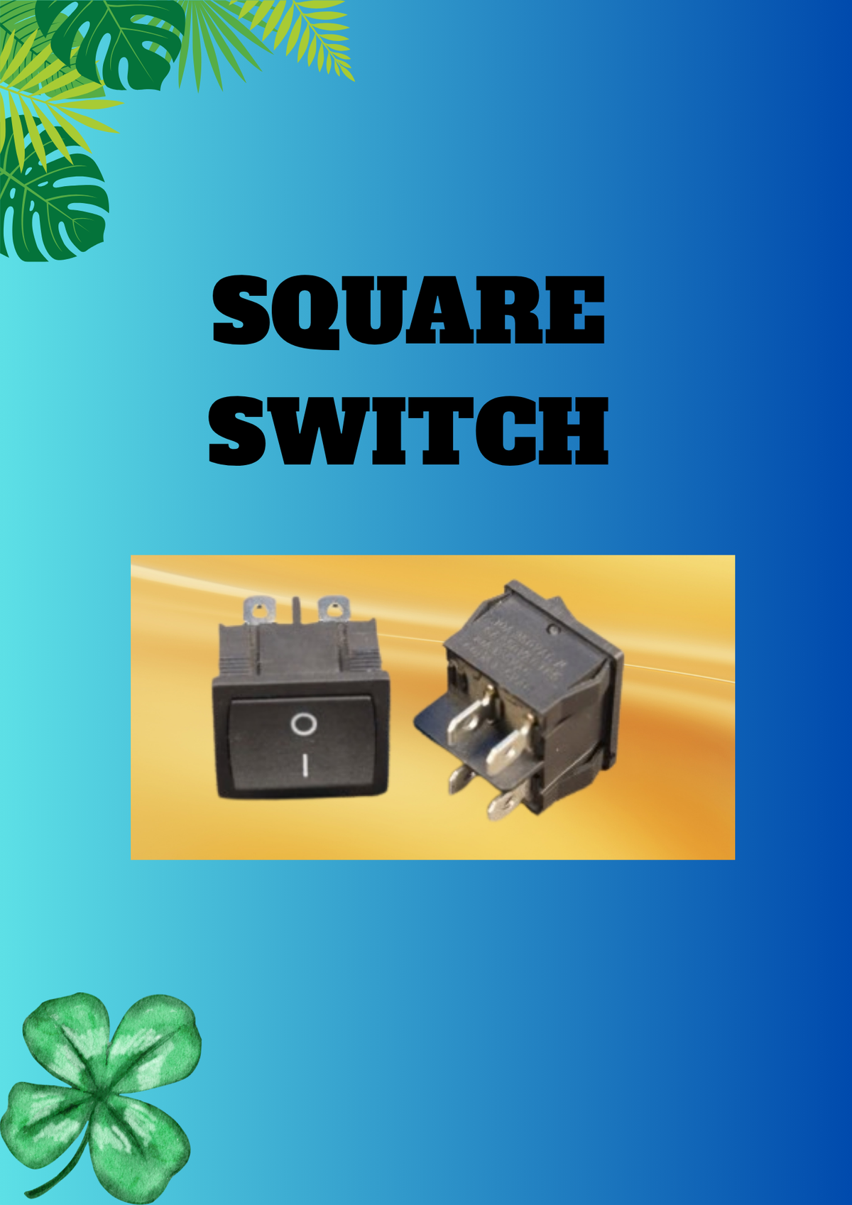 SQUARE ON/OFF SWITCH