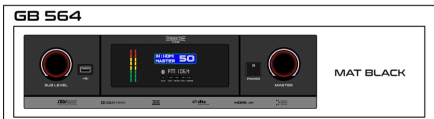 GT 5001 DEPTH+REMOTE PANEL