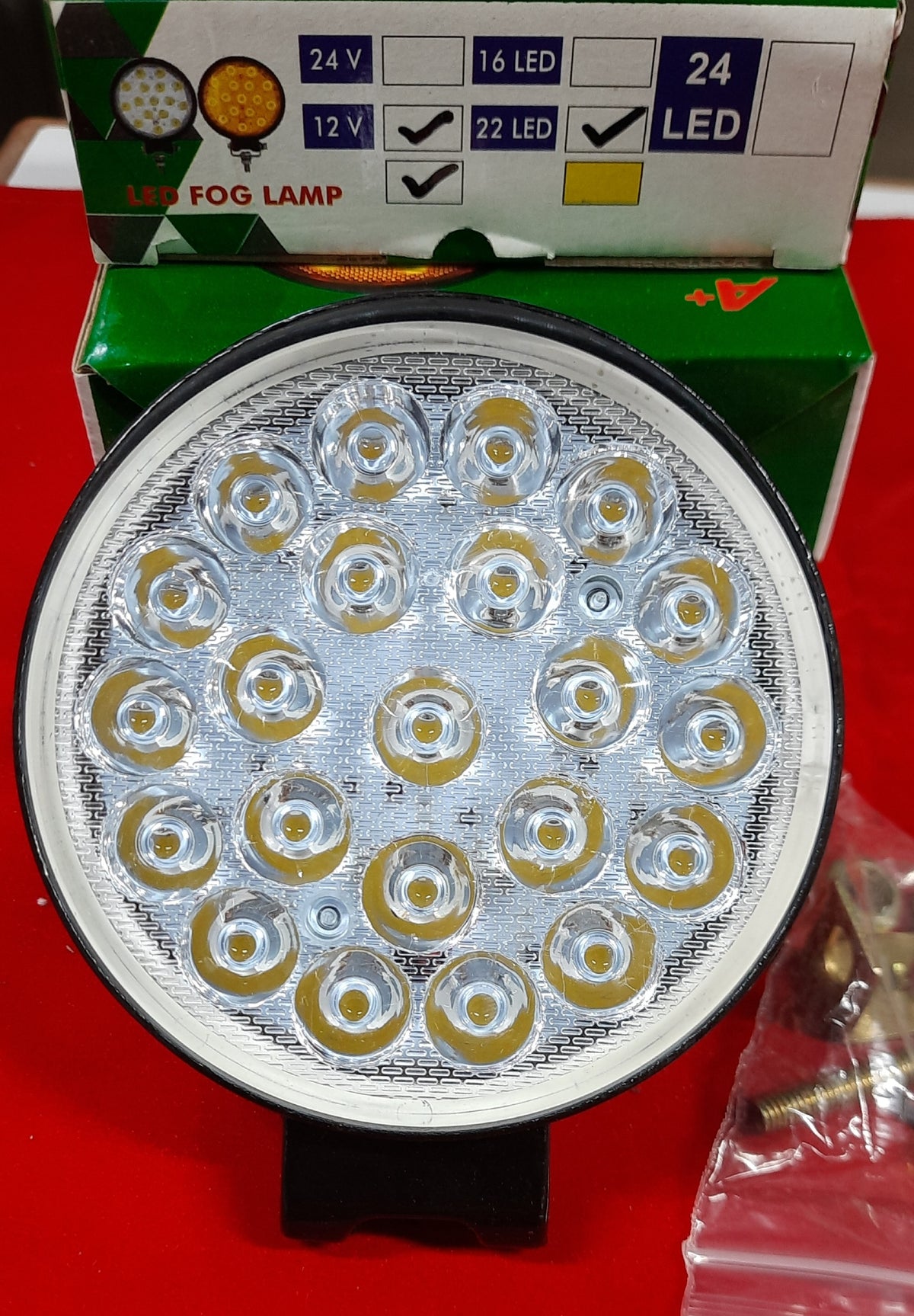 FOG LED LAMP 12V - 22 LED - WHITE