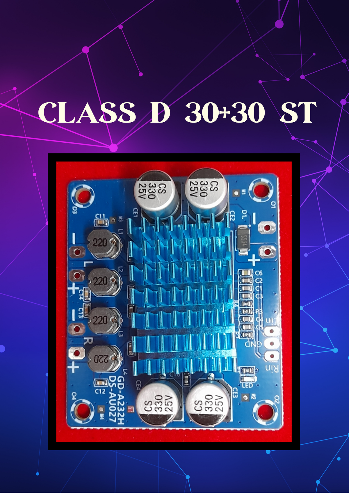 THUNDER CLASS-D BD 30+30 ST