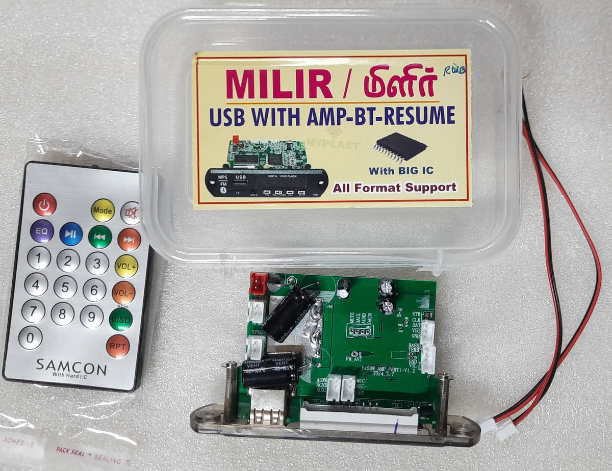 MILIR USB WITH AMP-BT RESUME CLASS-D BOARD