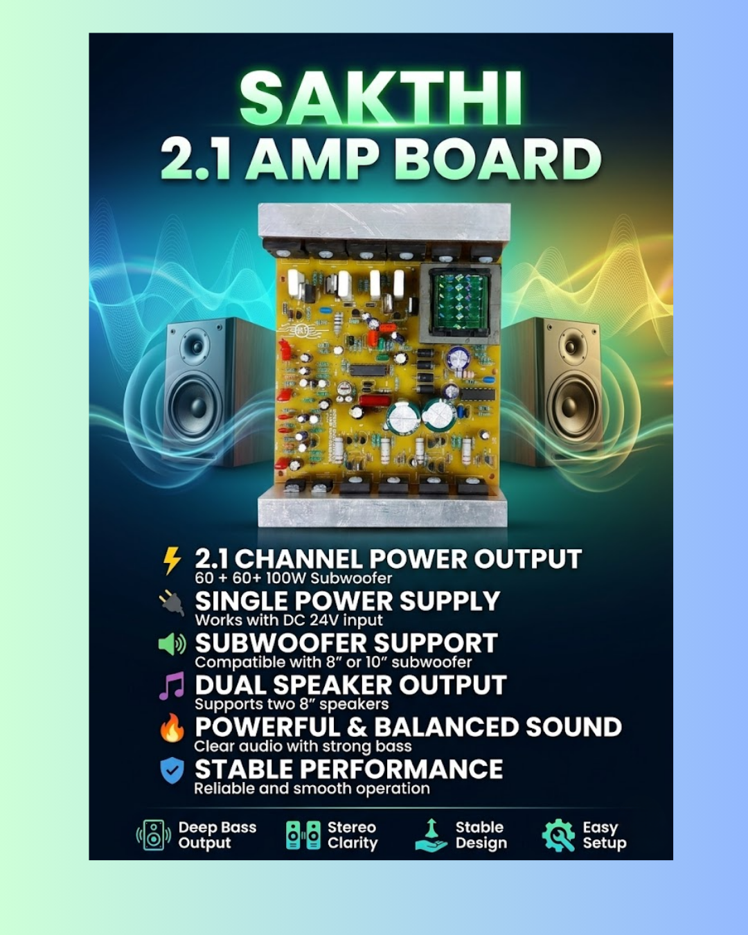SAKTHI 2.1 FULL BOARD 24V