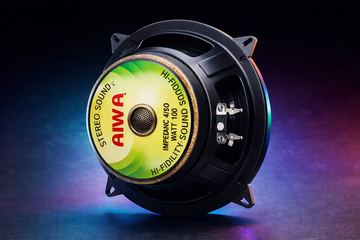 AIWA 8"100W COLOUR WOOFER 120mm YELLOW