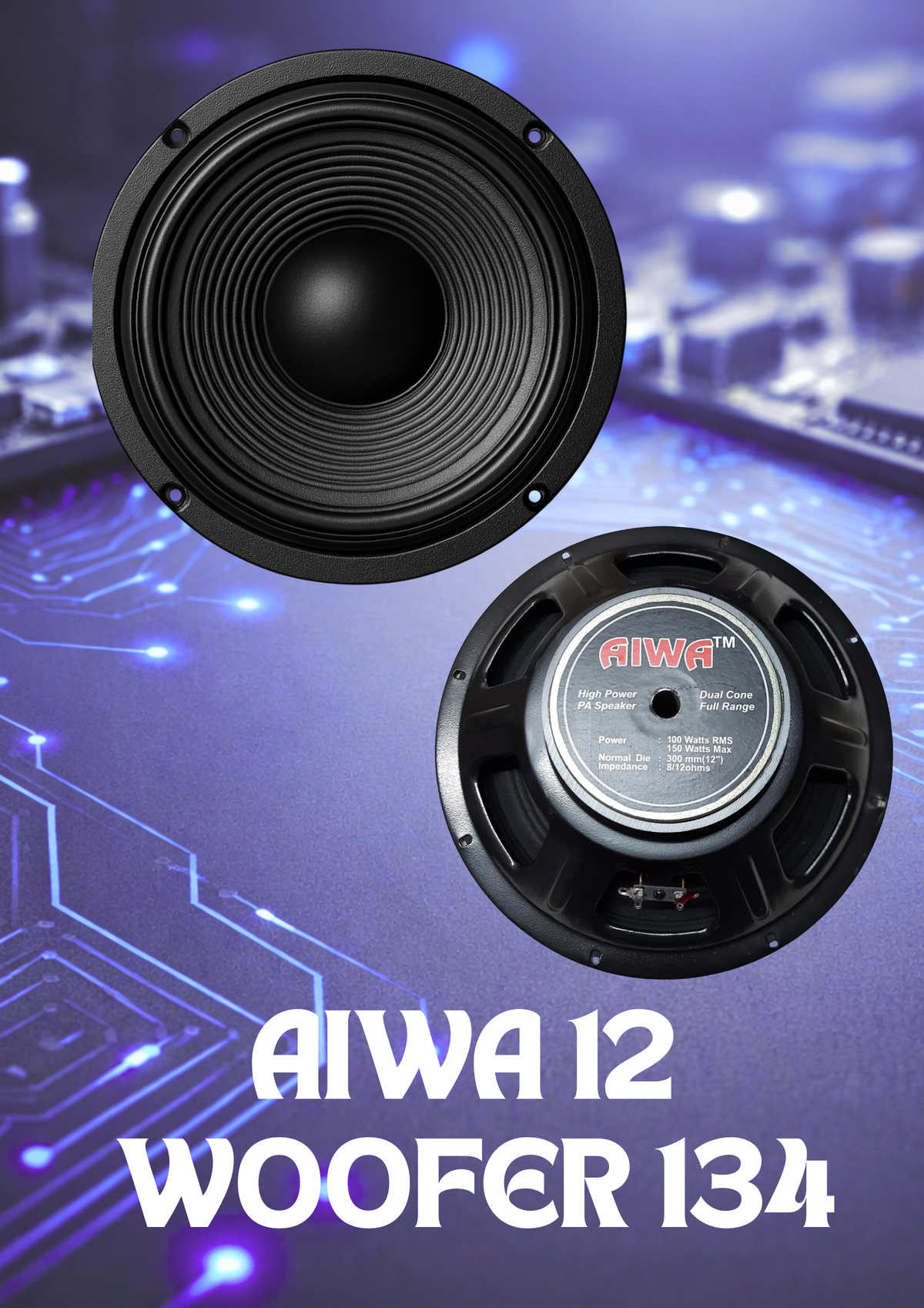AIWA 12" WOOFER (134*20)