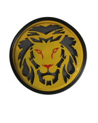 12" METAL GRILL LION MODEL
