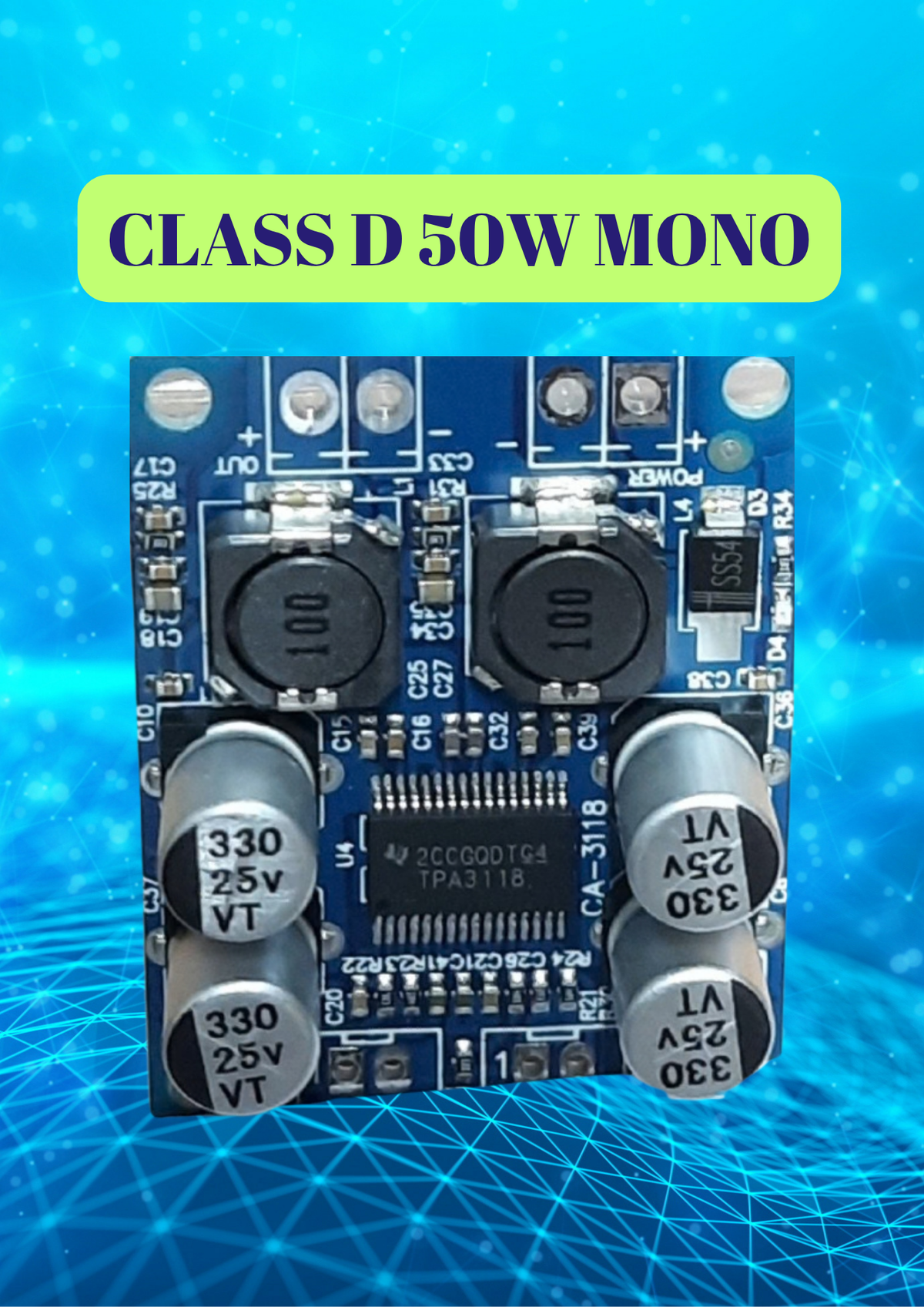 THUNDER CLASS-D BD 50W MONO
