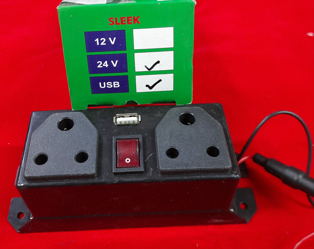 SPARK SLEEK DC TO DC CONVERTER 24V WITH USB
