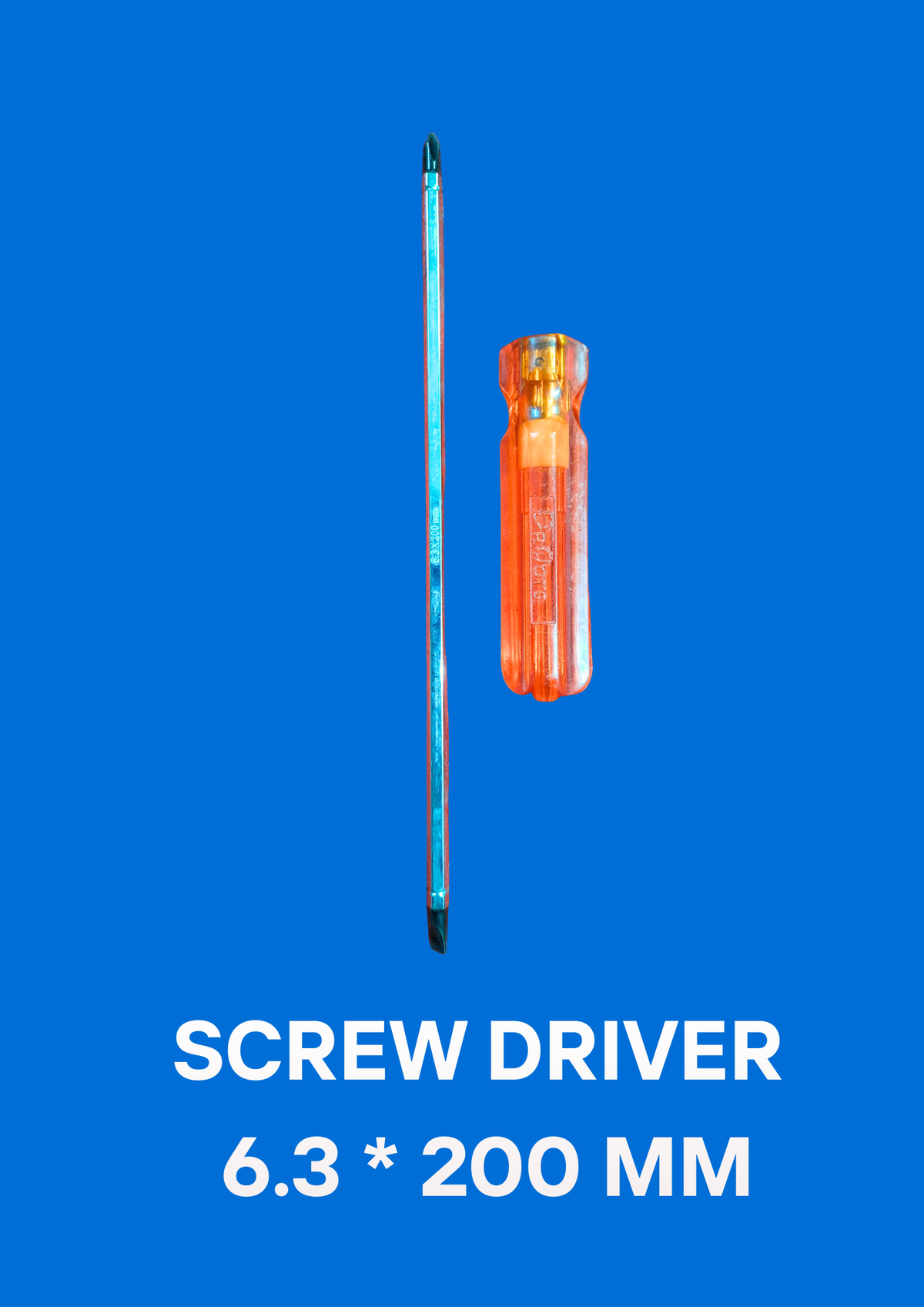SCREW DRIVER 6.3X200MM
