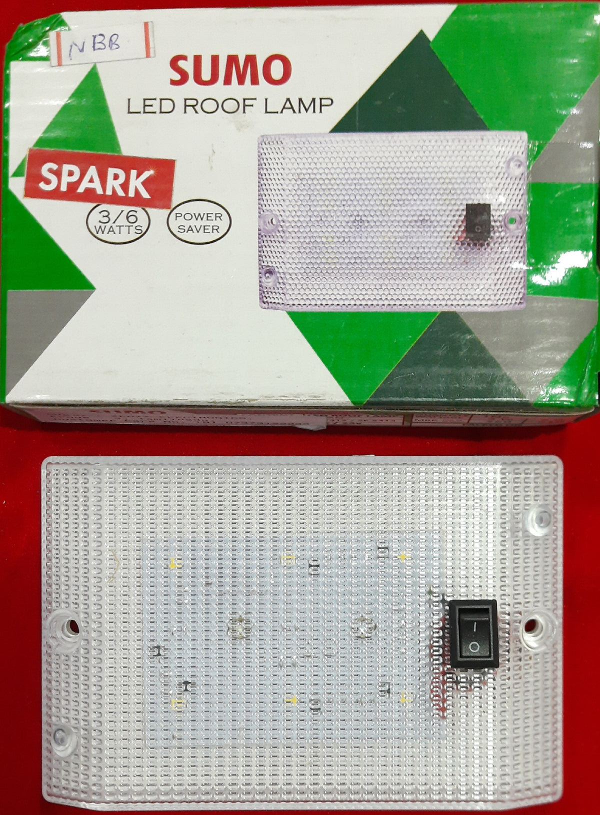 SPARK SUMO LED ROOF LAMP WITH SWITH 3W/12V (WHITE)
