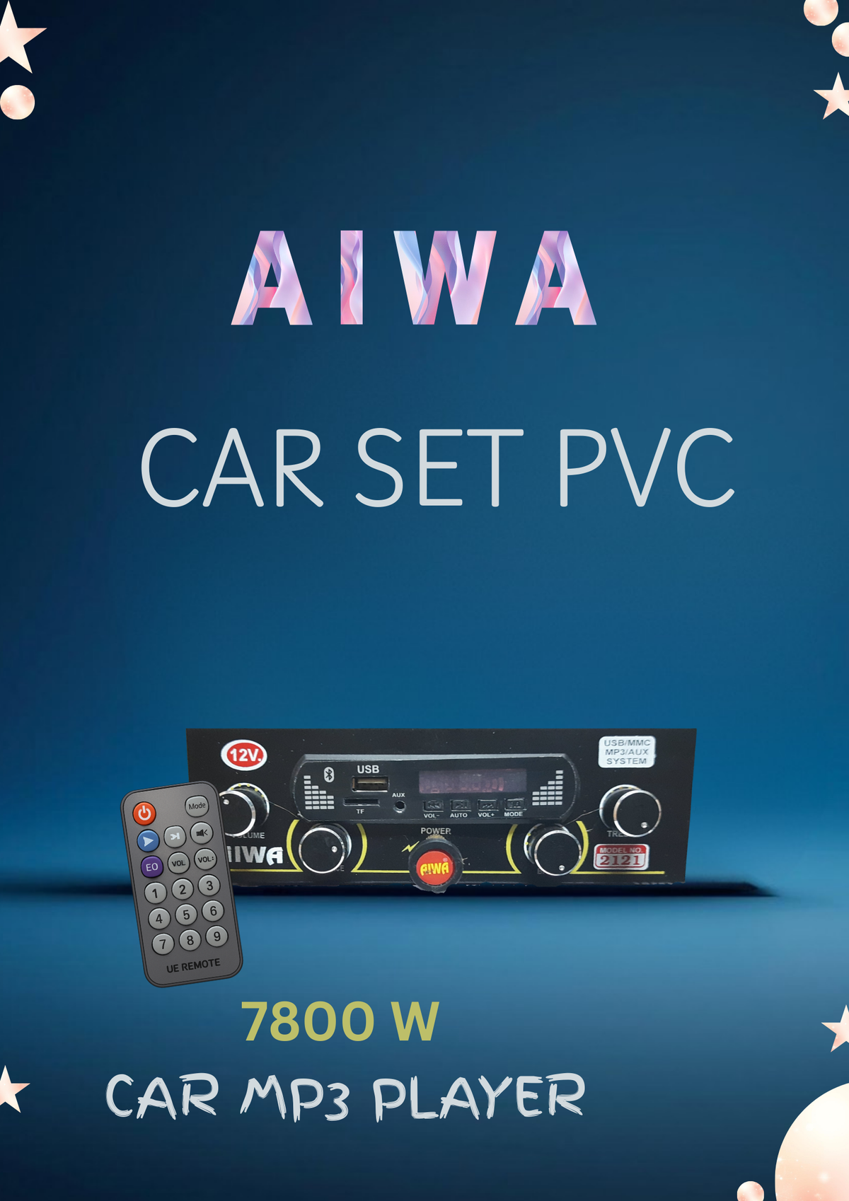AIWA PVC CAR SET