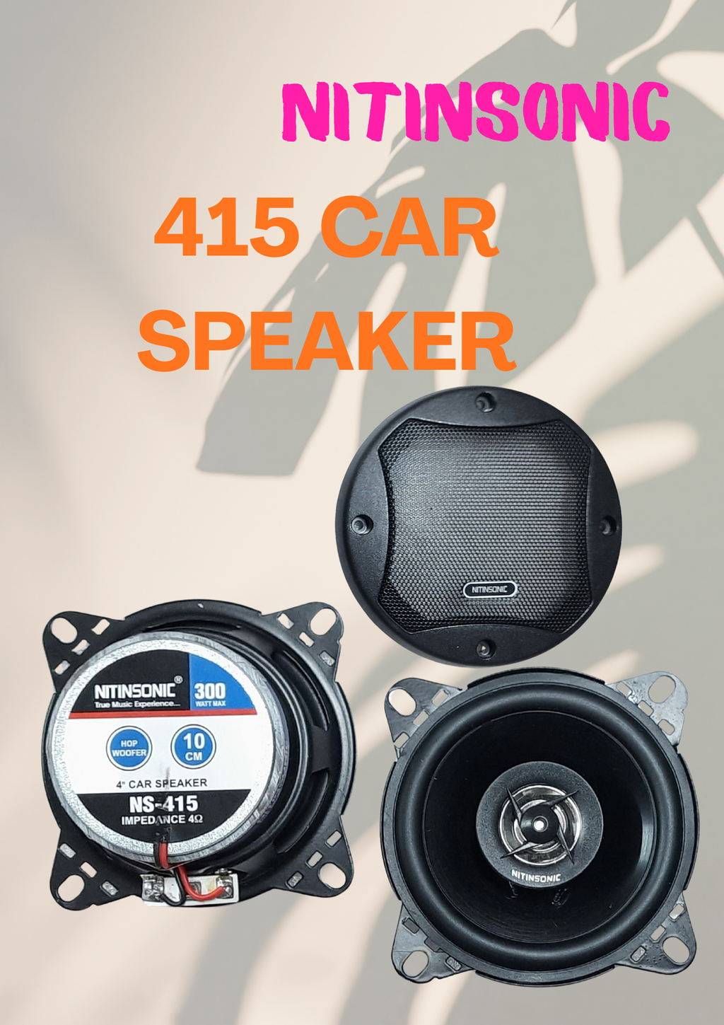 NITIN 4" CAR SPEAKER NS-415