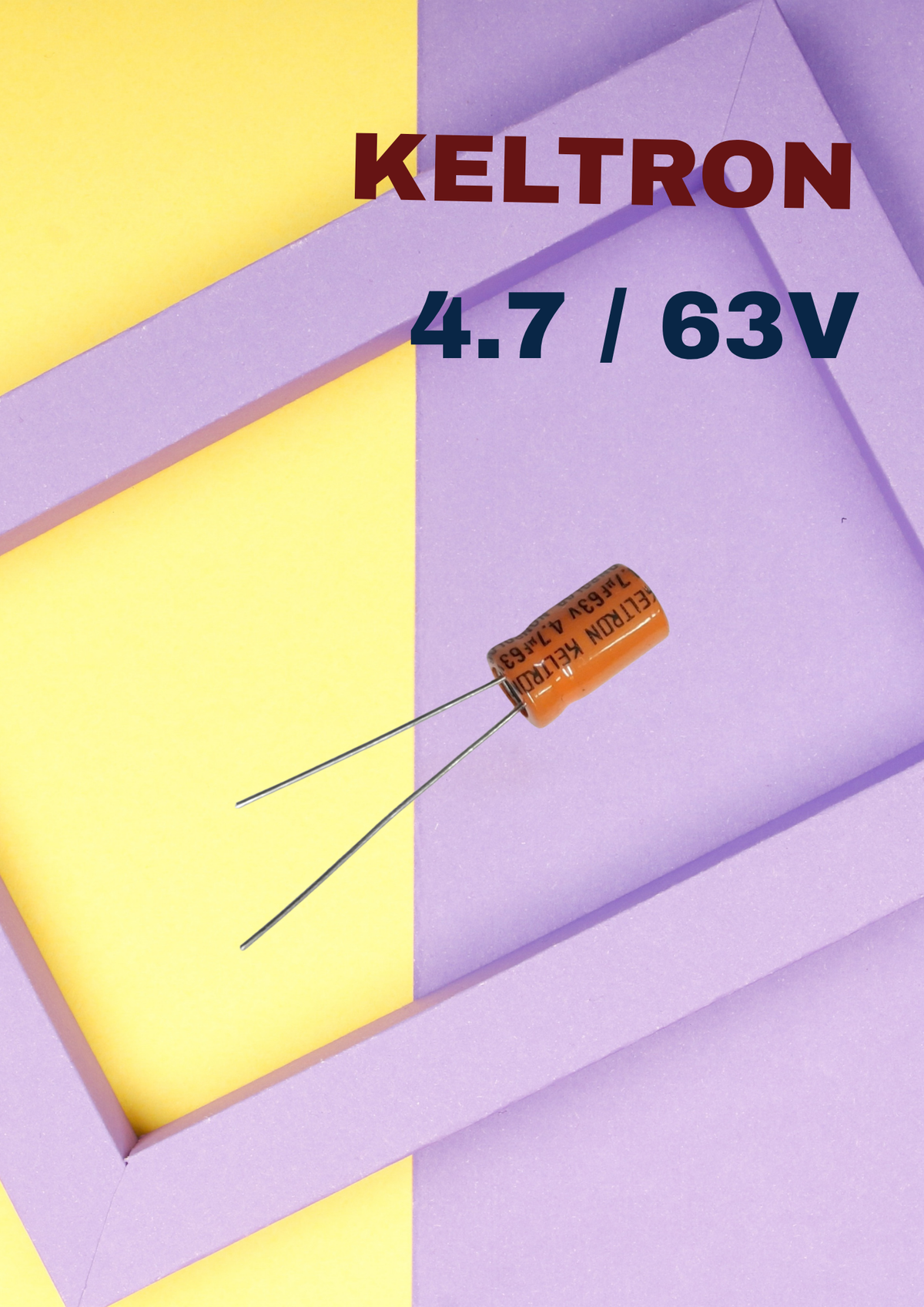 KELTRON 4.7/63V CAPACITOR NON-POLAR
