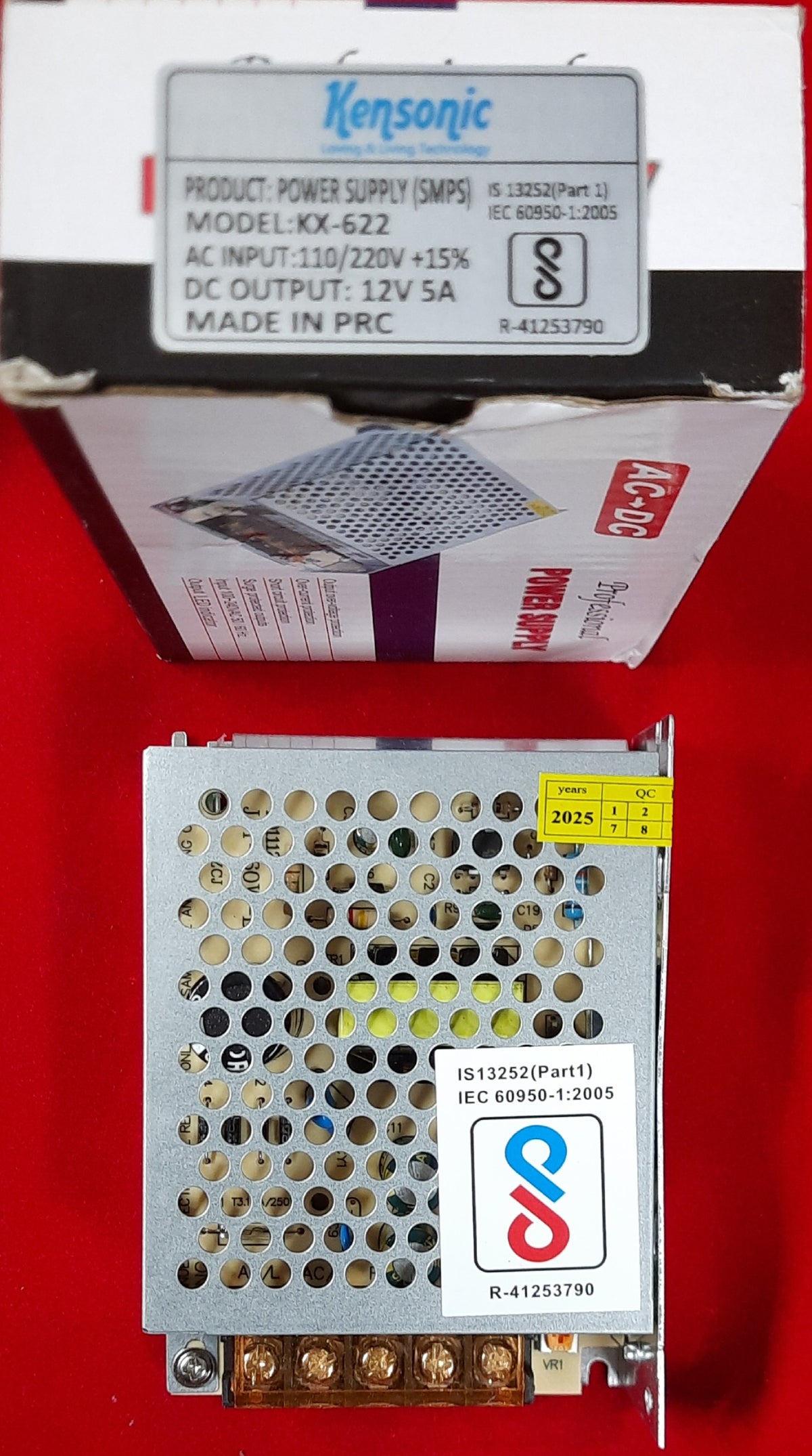 POWER SUPPLY SMPS DCOUTPUT 12V-5A