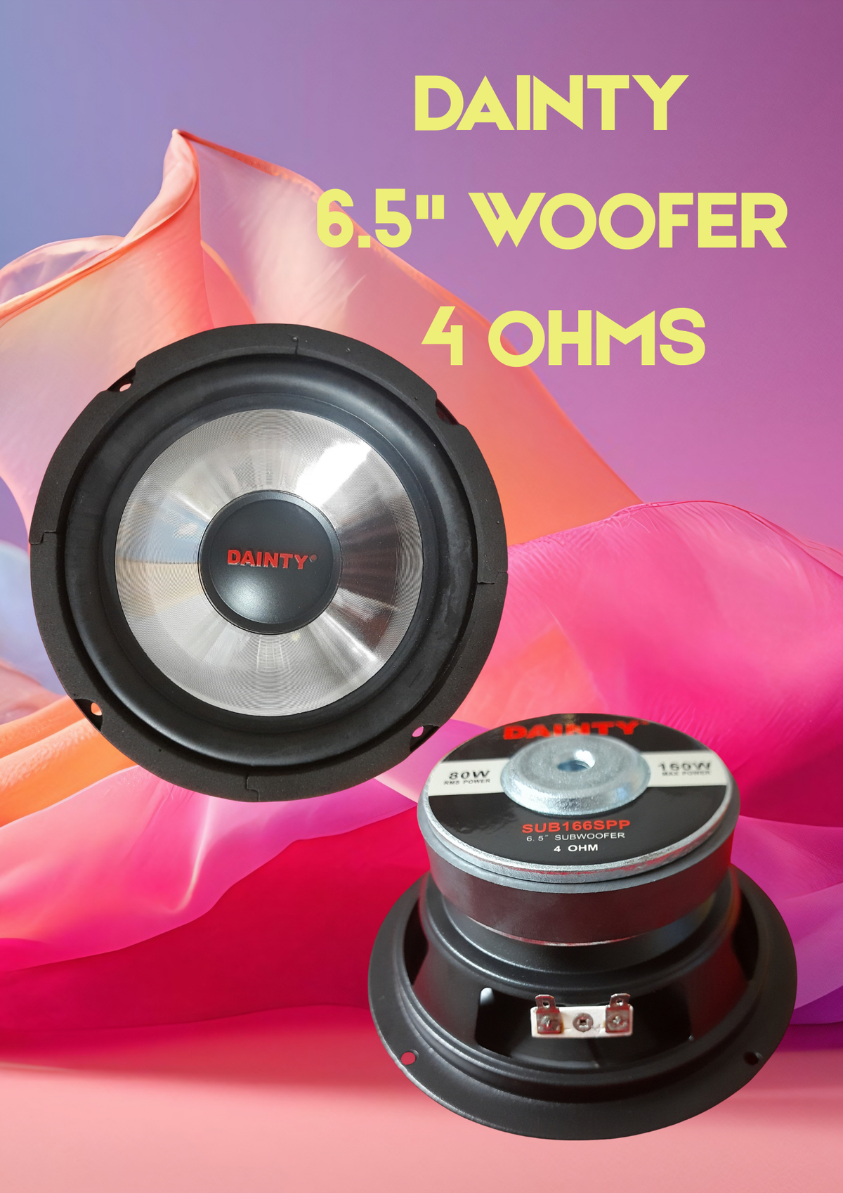 DAINTY 6.5" SUBWOOFER 4OHMS