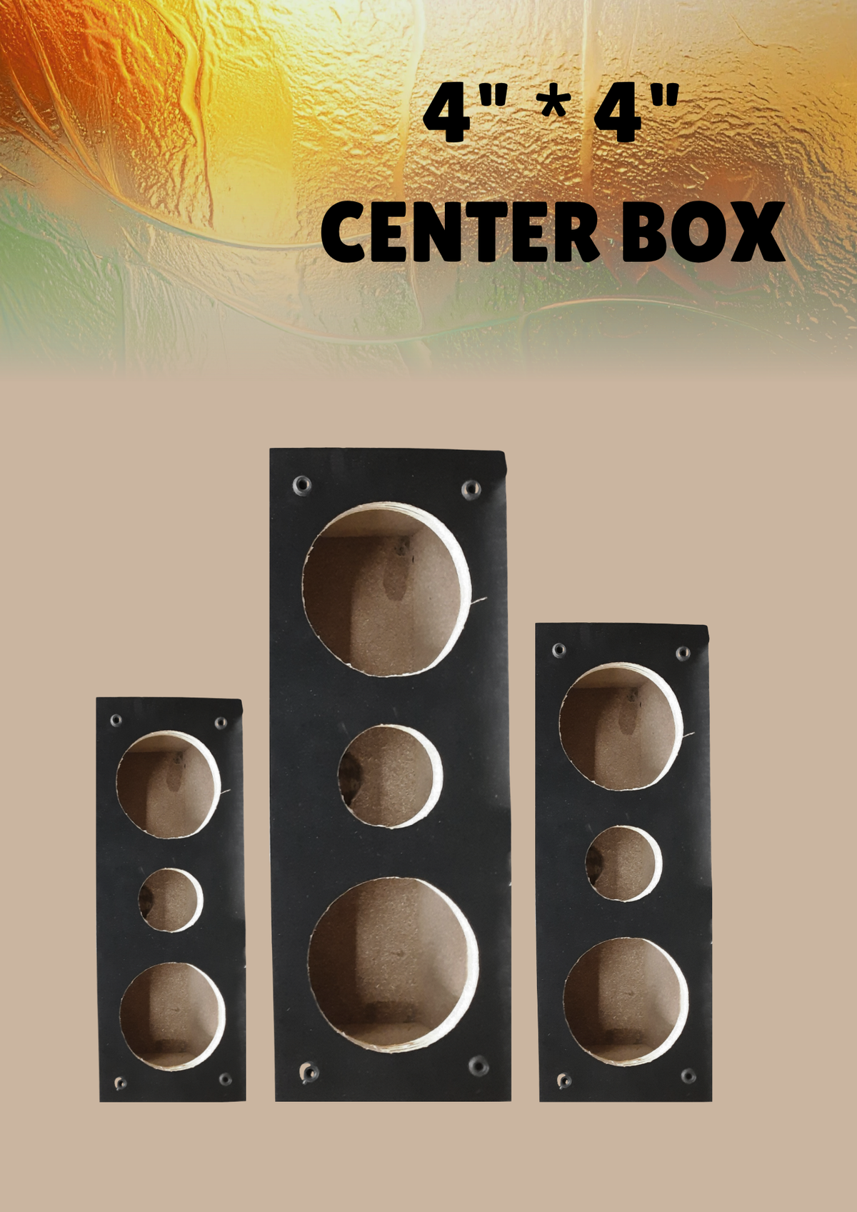 MICA BOX CENTER BOX 4"