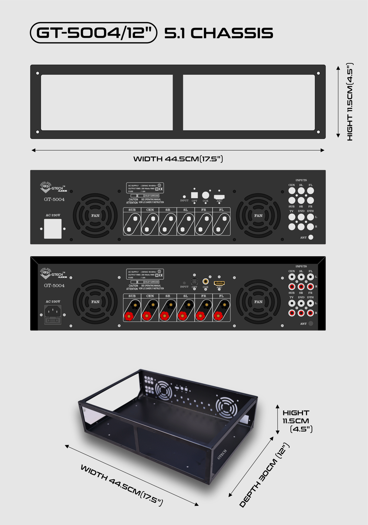 GT 5004 (BANANA SOCKET TYPE)+CONTROL PANEL