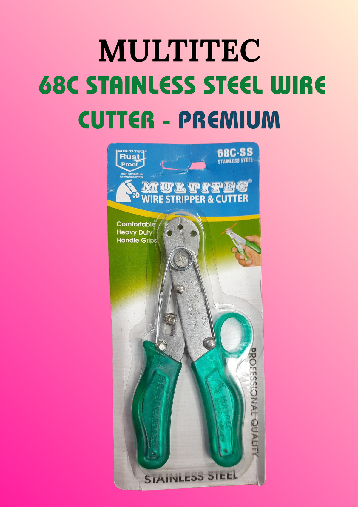 MULTITEC 68C STAINLESS STEEL WIRE CUTTER