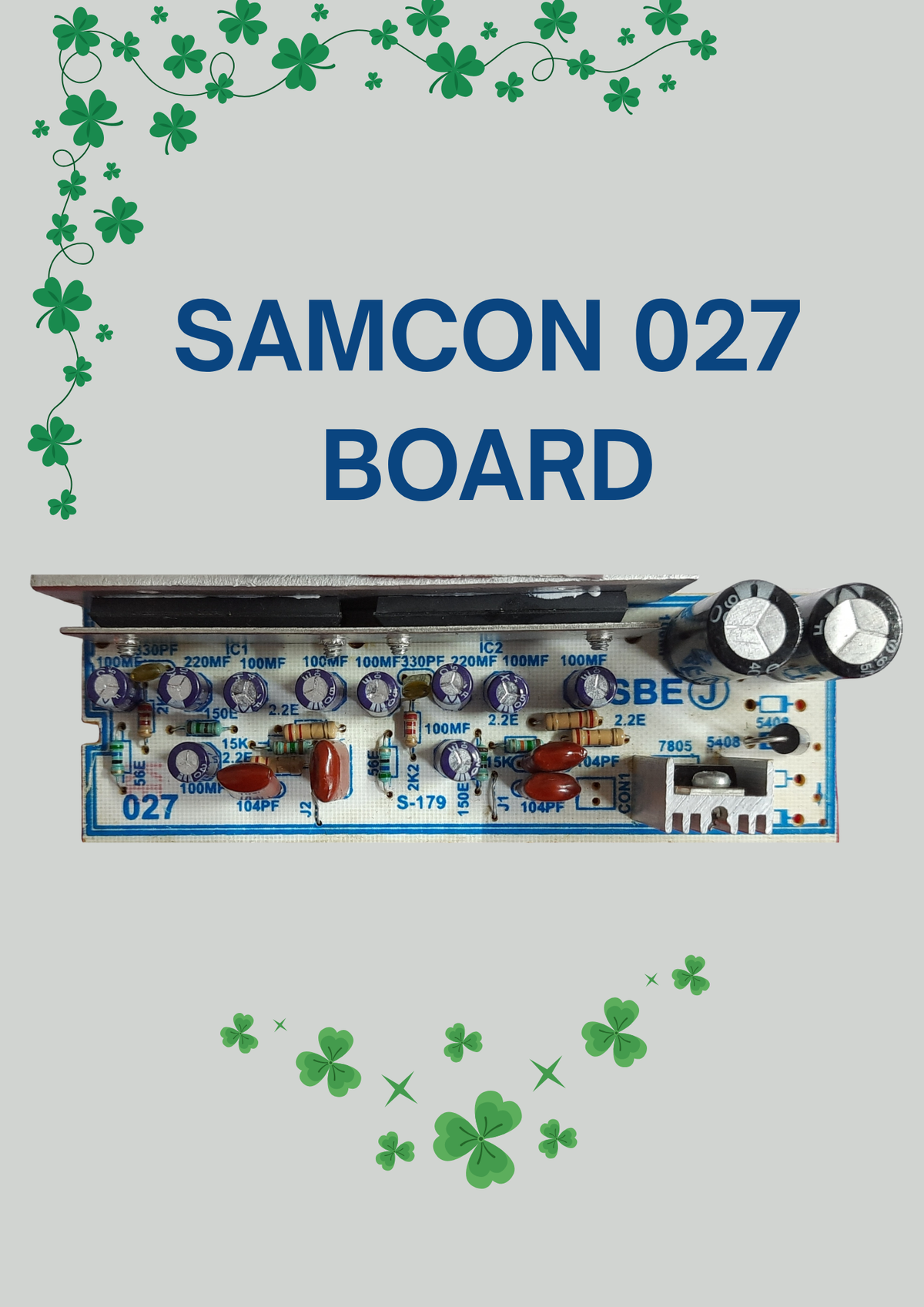 SAMCON 027 BOARD (4440 CUT BOARD)