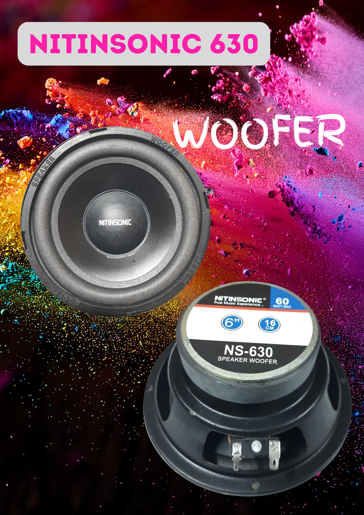 NITIN 6" WOOFER 30W