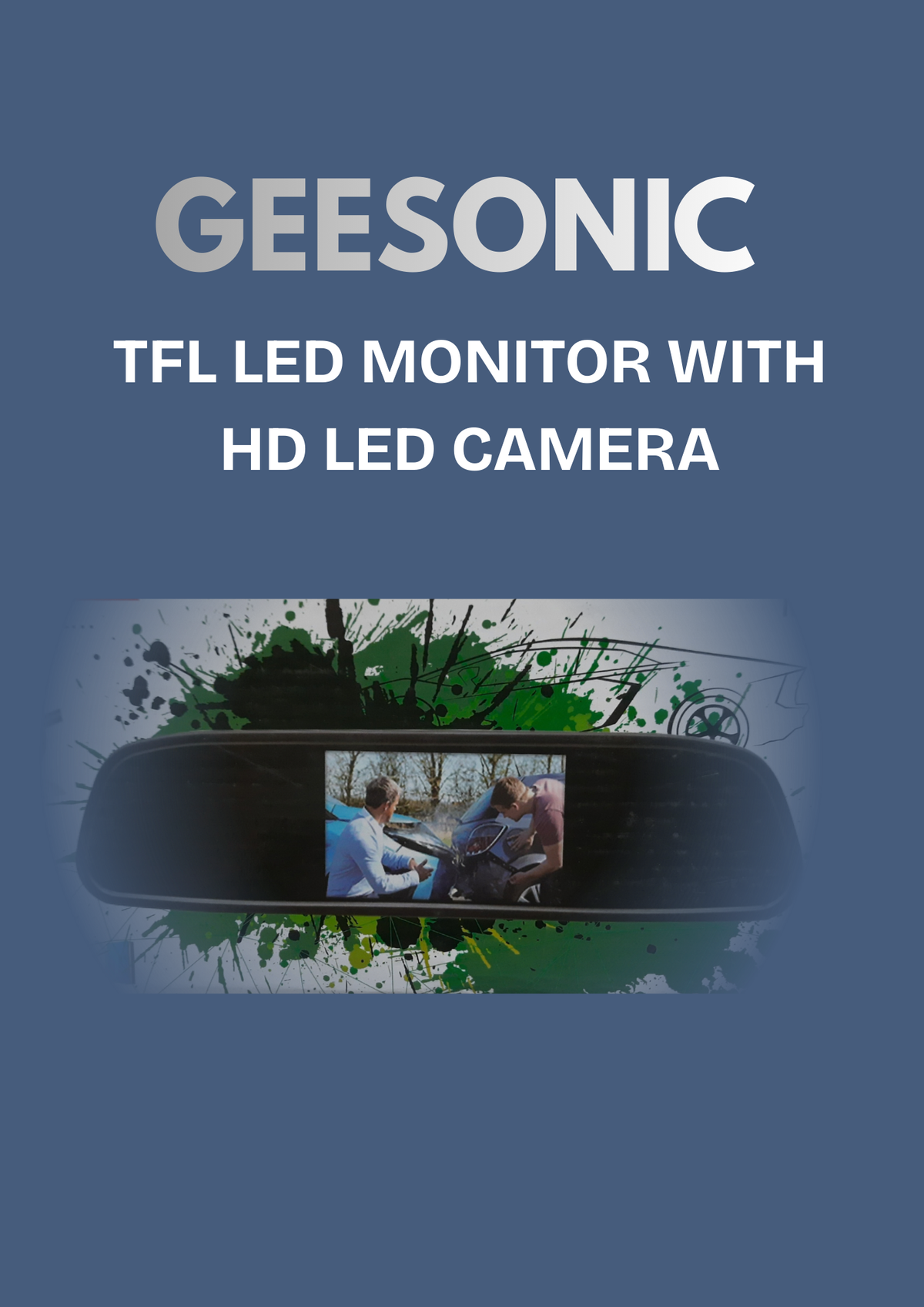 GEESONIC TET LED MONITOR WITH LED CAMERA