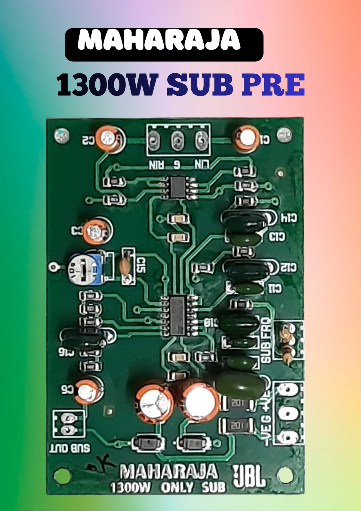 MAHARAJA 1300W JBL SUB PRE