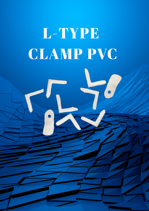 "L" TYPE CLAMP PVC PKT 100PCS