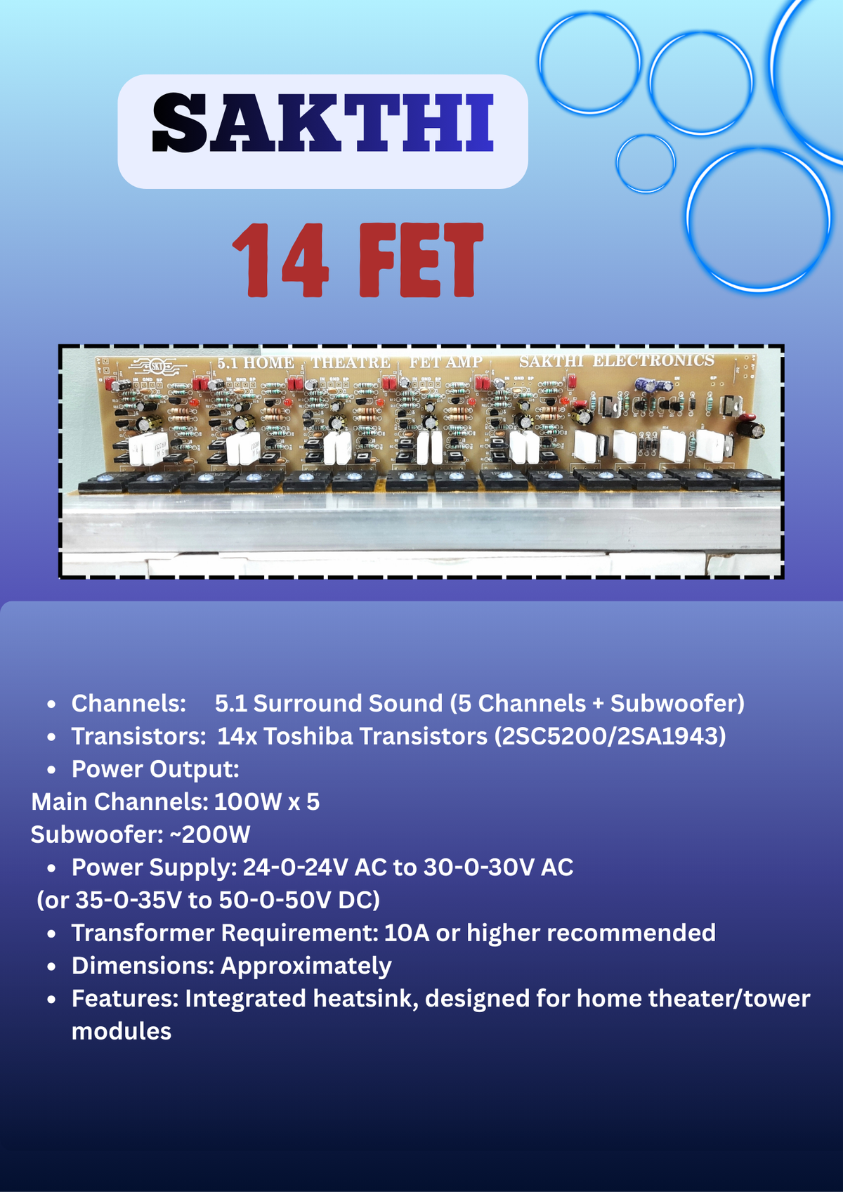 SAKTHI 14 FET 6CH