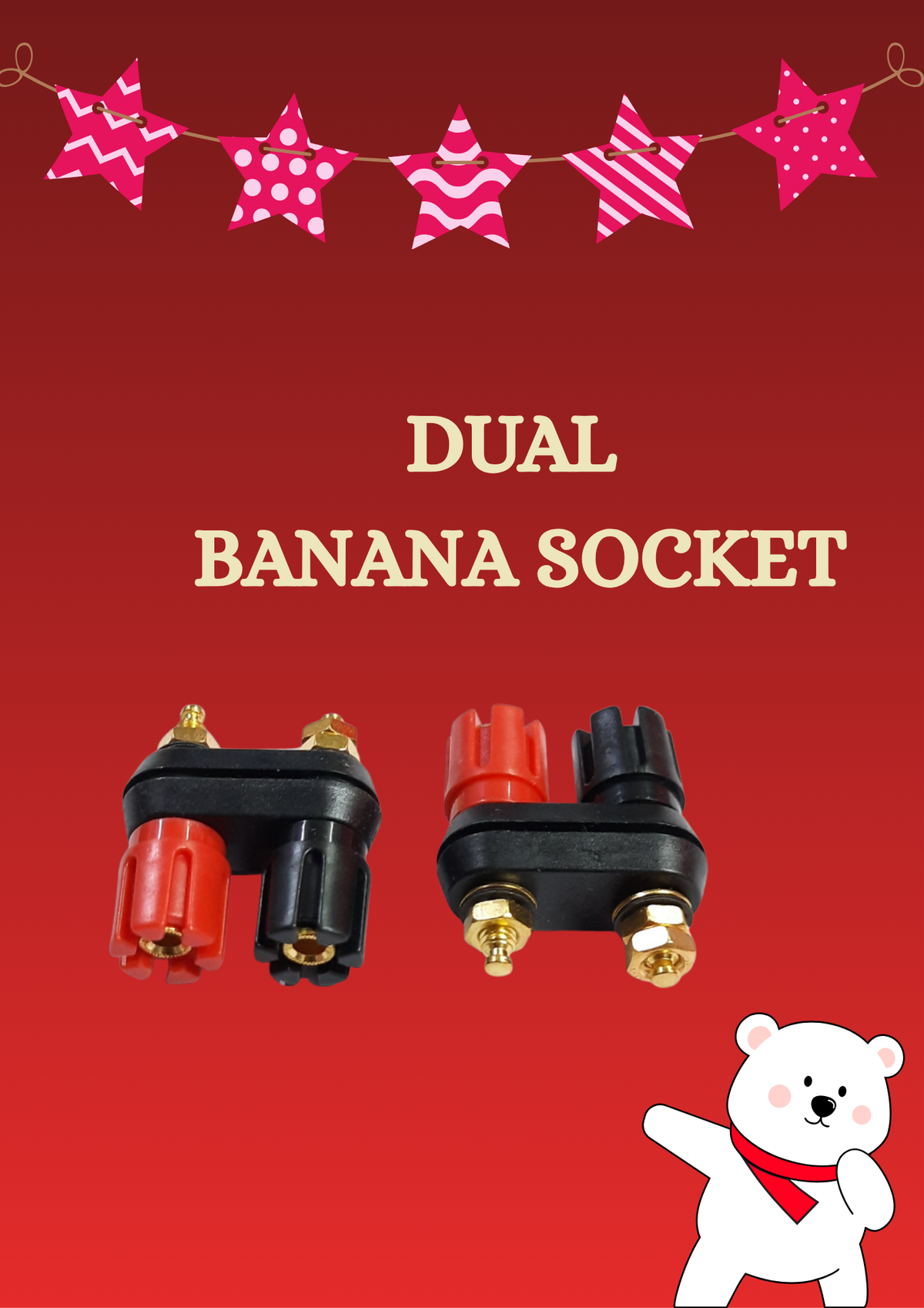 DUAL BANANA SOCKET DLX