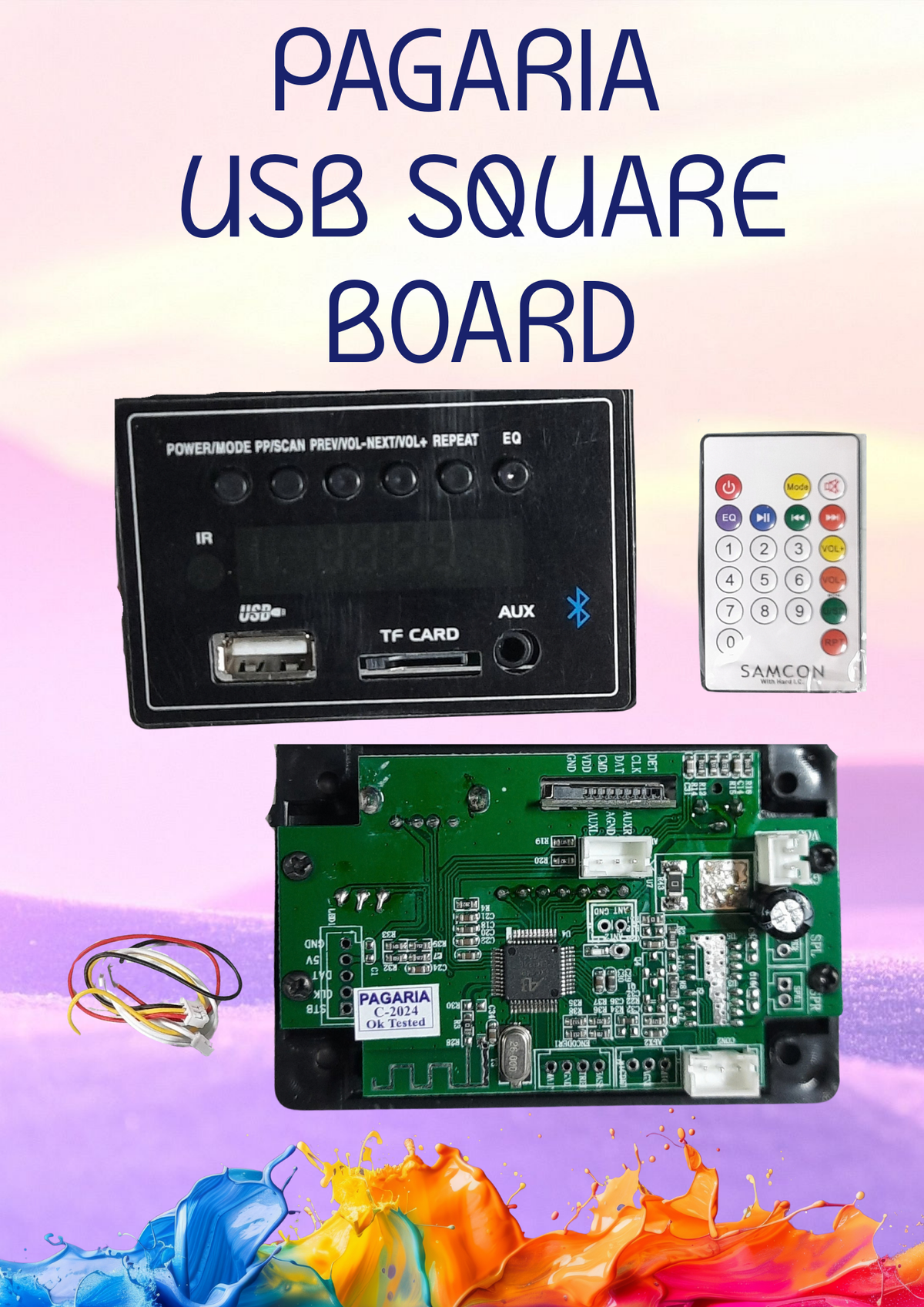 PAGARIA USB SQUARE BOARD