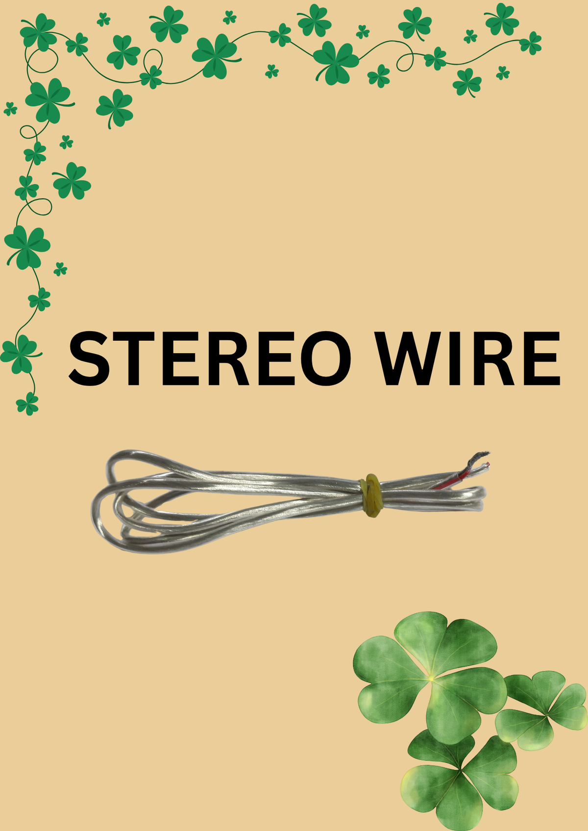 STEREO WIRE - SHIELD WIRE(1 meter)