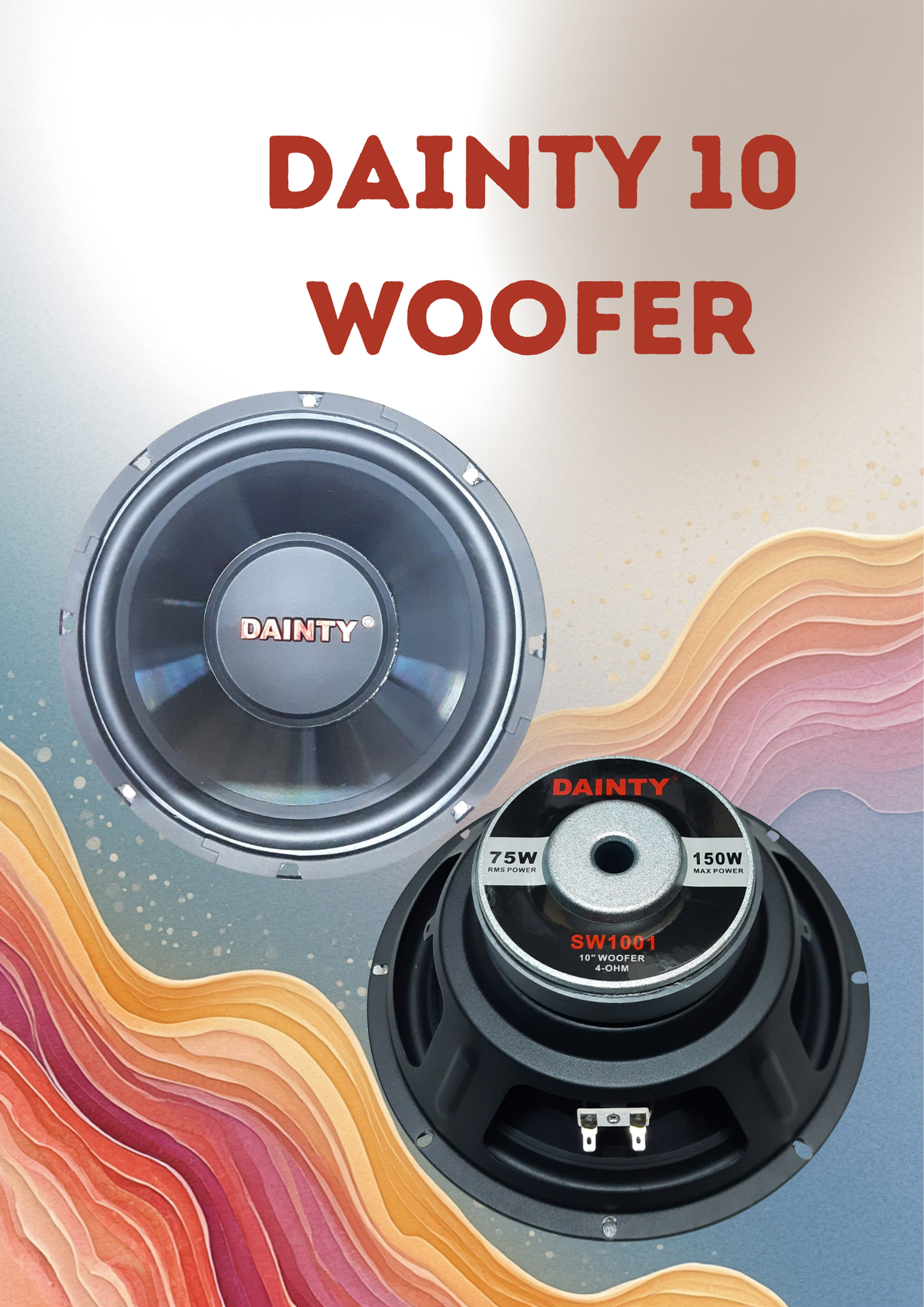 DAINTY 10" WOOFER SW 1001